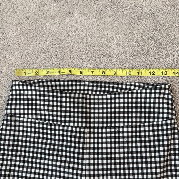 Joseph Ribkoff Black & White Gingham Pants | Stretch Slim Fit | Approx. Size 25 - Picture 7 of 11